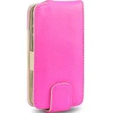 iPhone 4 / 4S Leather Flip Case Pink