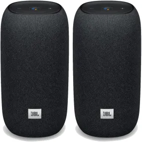 JBL Link Portable Smart Bluetooth Speaker Black Twin Pack  - JBLLINKP75BBLKEU