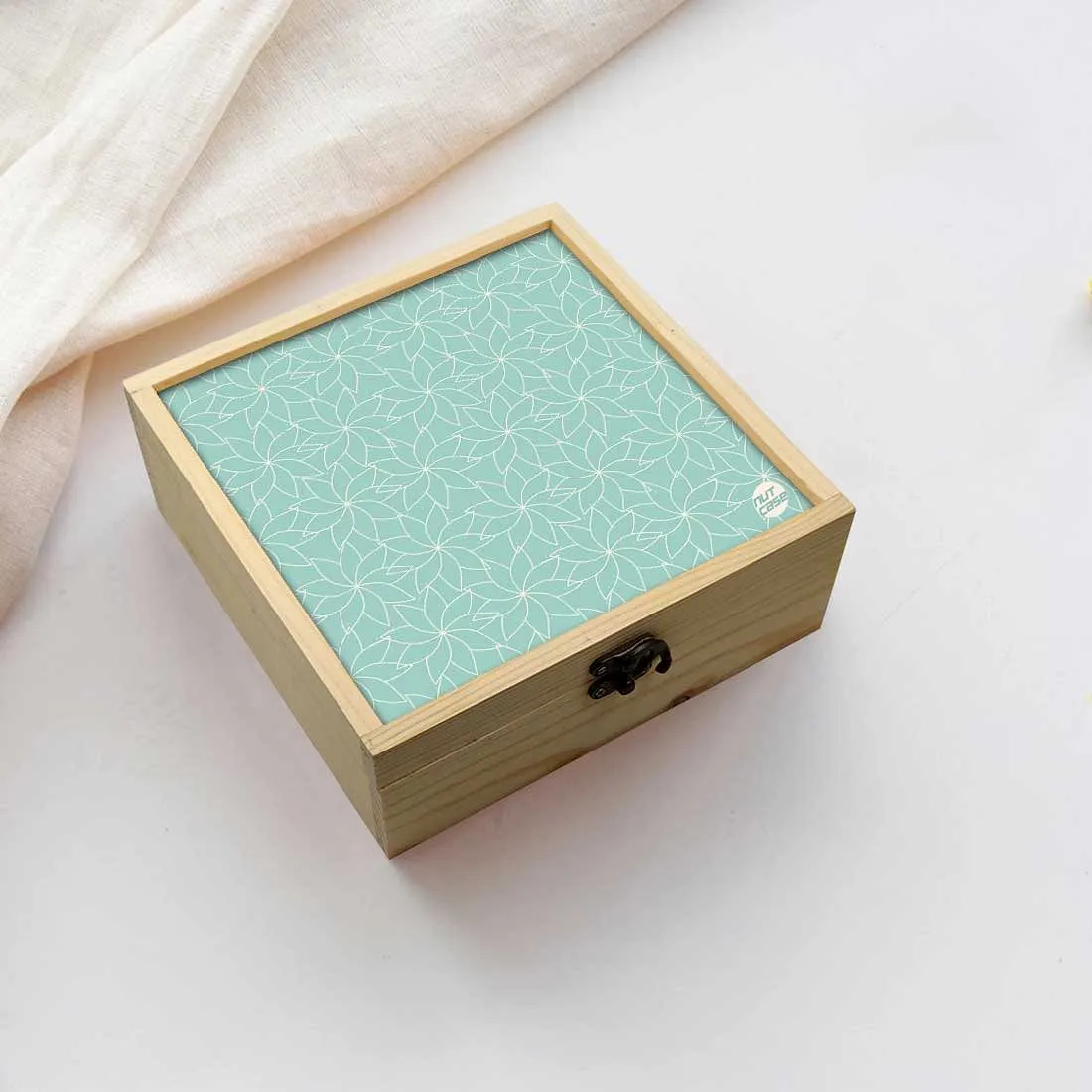 Jewellery Box Makepup Organizer -  Flower Pattern Design