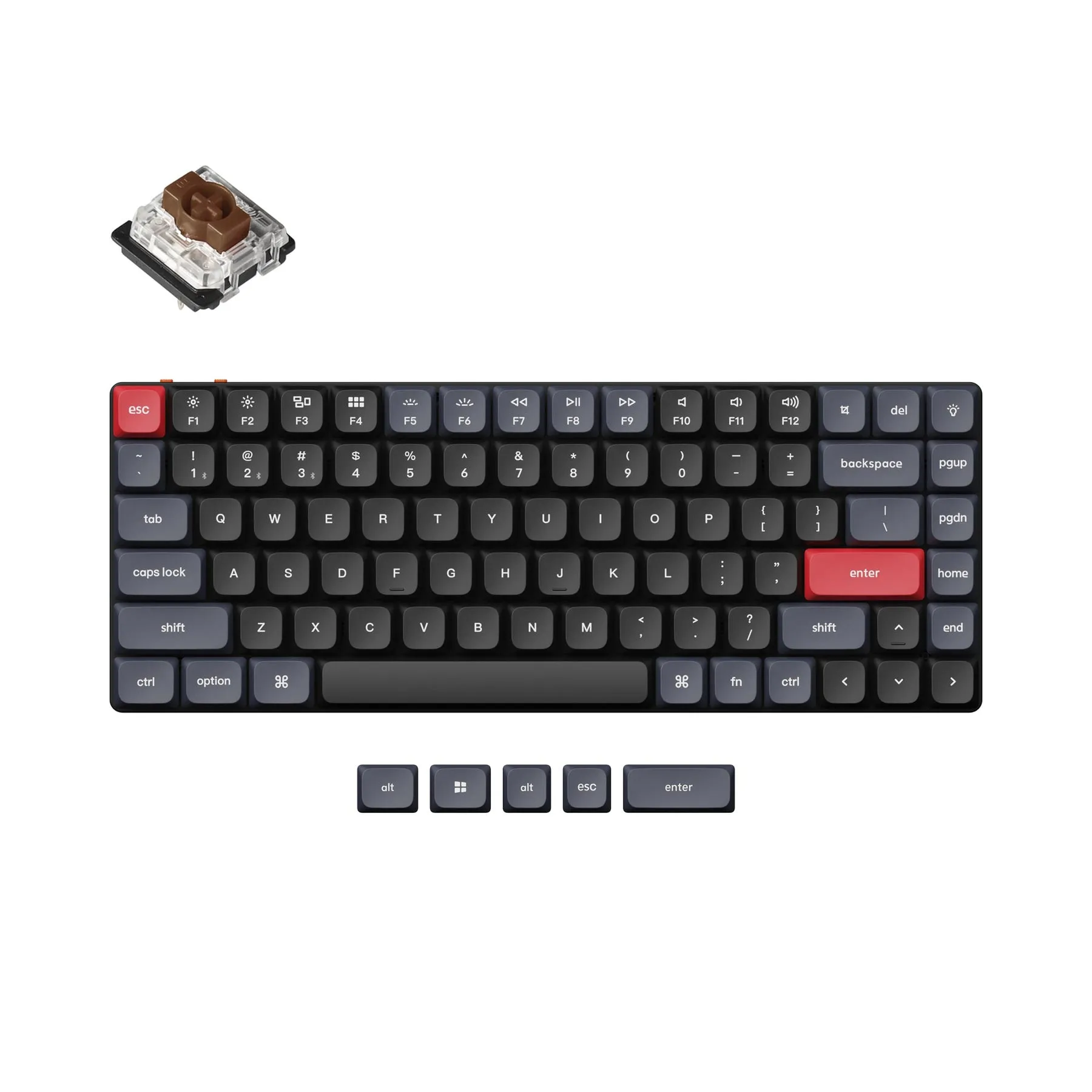 Keychron K3 Pro QMK/VIA Wireless Custom Mechanical Keyboard(US ANSI Layout)