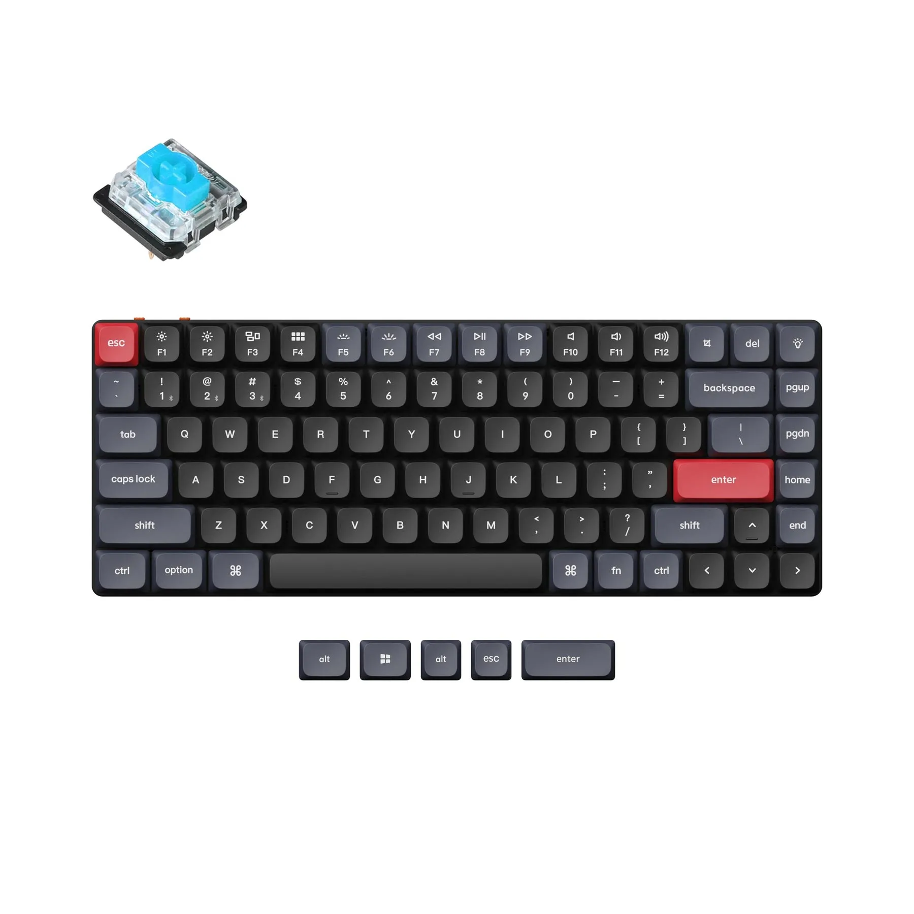 Keychron K3 Pro QMK/VIA Wireless Custom Mechanical Keyboard(US ANSI Layout)