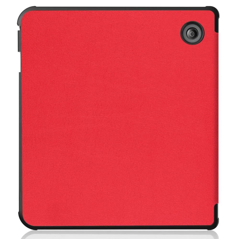 Kobo Sage cool origami stand PU leather flip case - Red