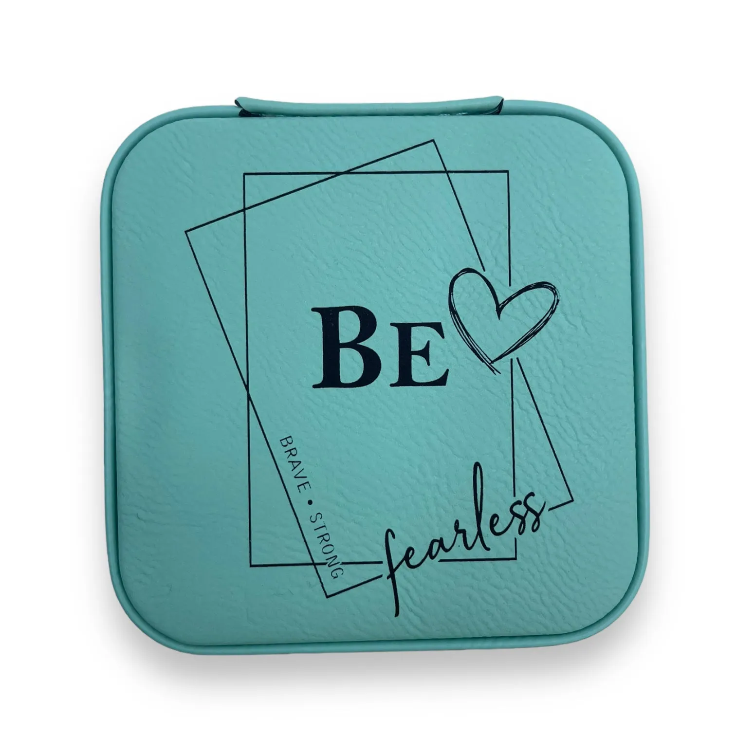 Leatherette Travel Jewelry Box {Be Fearless}