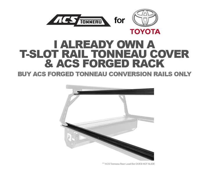 Leitner Designs ACS Forged Tonneau Rails Only For Toyota