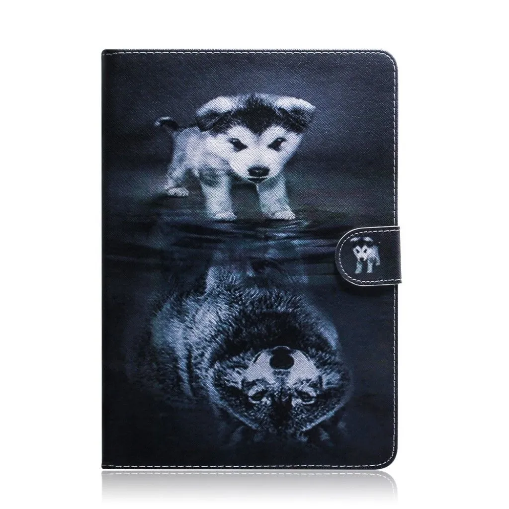 Lenovo Tab M10 FHD Plus patterned leather case  - Husky