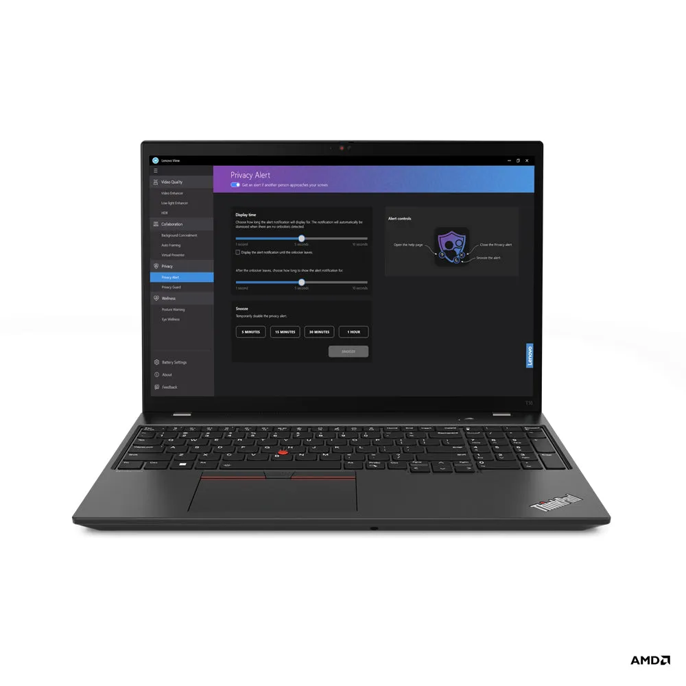 Lenovo Thinkpad T16 Gen 2 21K7 - 180-Degree Hinge Design - Amd Ryzen 5 Pro - 7540U / Up To 4.9 Ghz - Win 11 Pro - Radeon