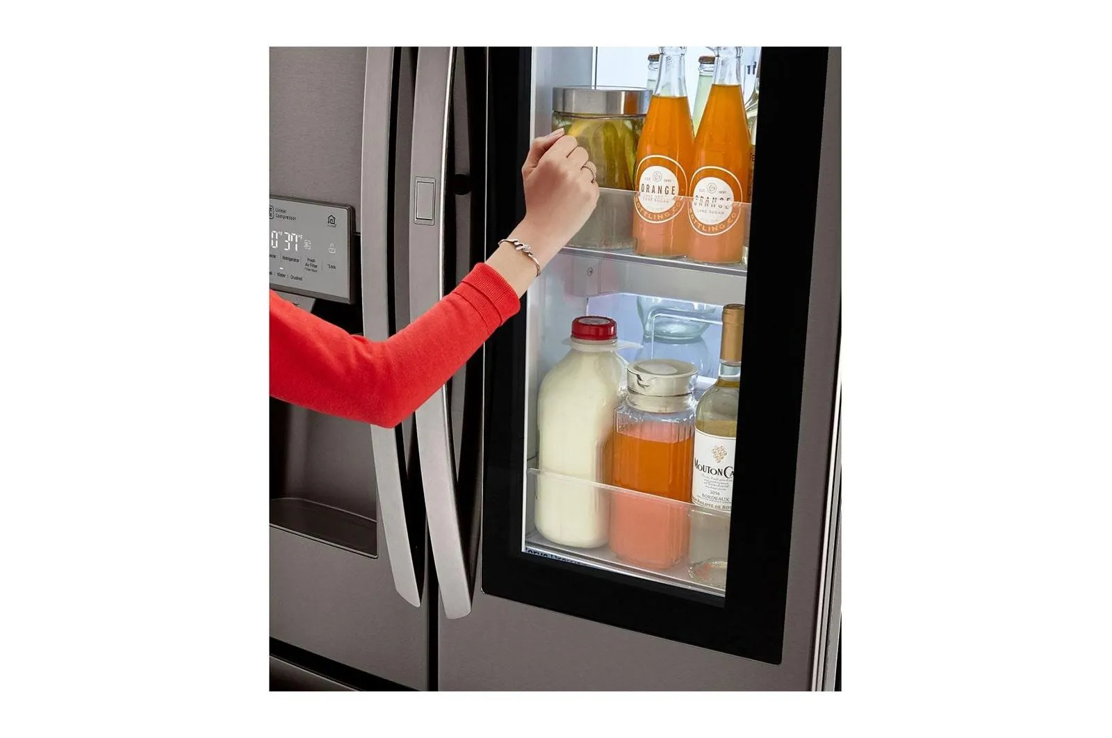 Lg 28 cu. ft. Smart wi-fi Enabled InstaView™ Door-in-Door® Refrigerator