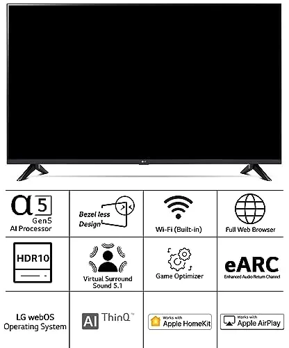 LG 80 cm (32 inches) HD Ready Smart LED TV 32LQ643BPTA (Black)