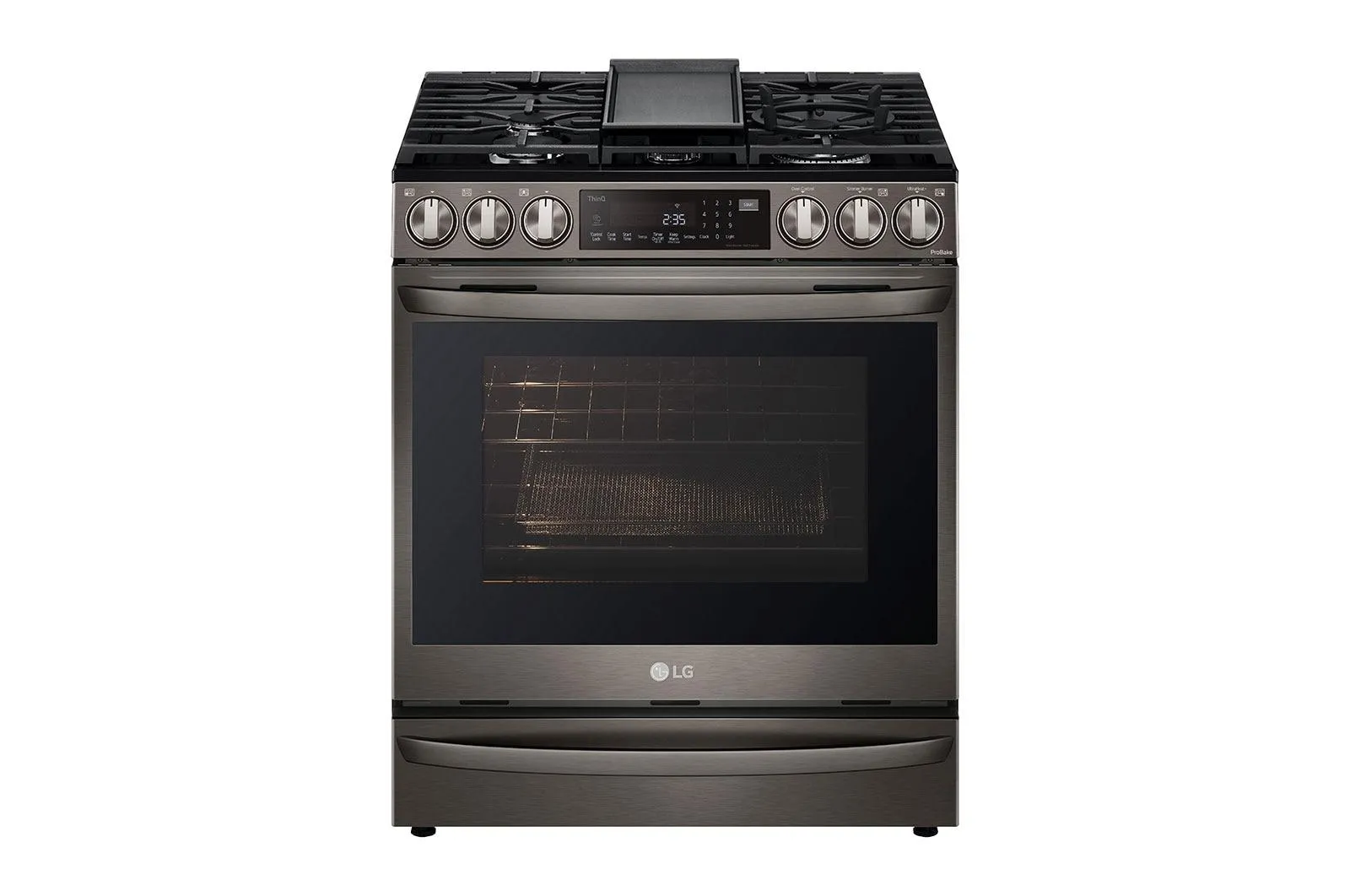 Lg LSGL6337D 6.3 cu ft. Smart Wi-Fi Enabled ProBake Convection® InstaView™ Gas Slide-in Range with Air Fry