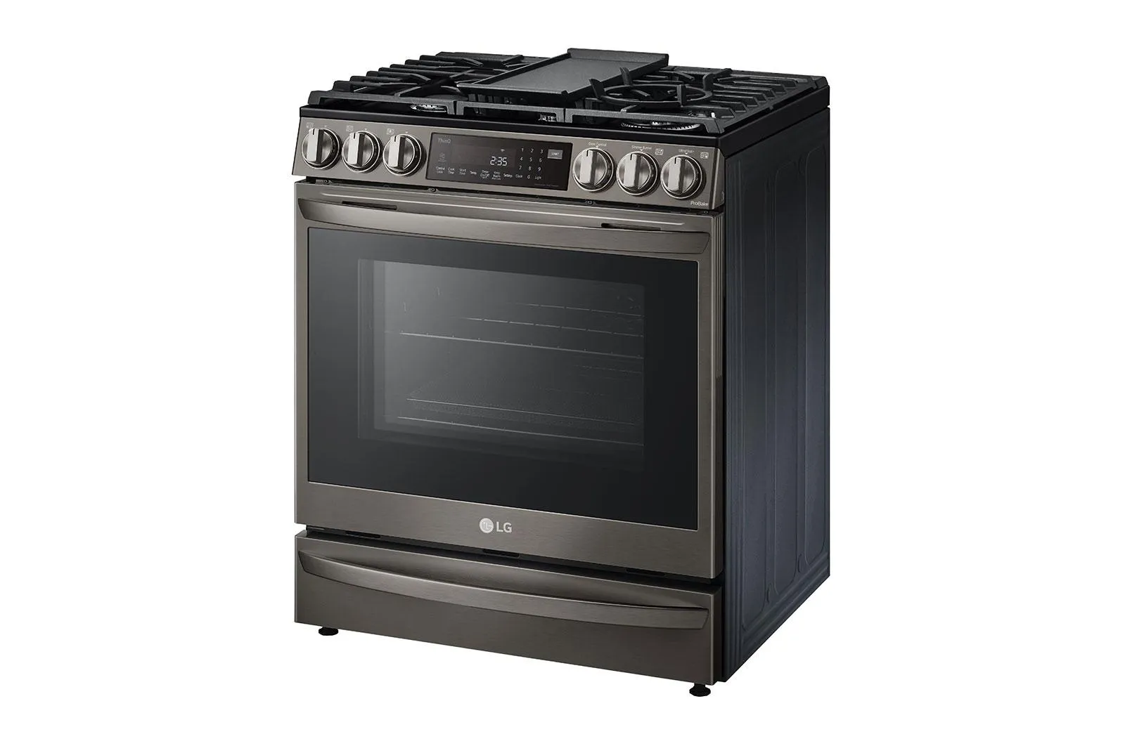 Lg LSGL6337D 6.3 cu ft. Smart Wi-Fi Enabled ProBake Convection® InstaView™ Gas Slide-in Range with Air Fry