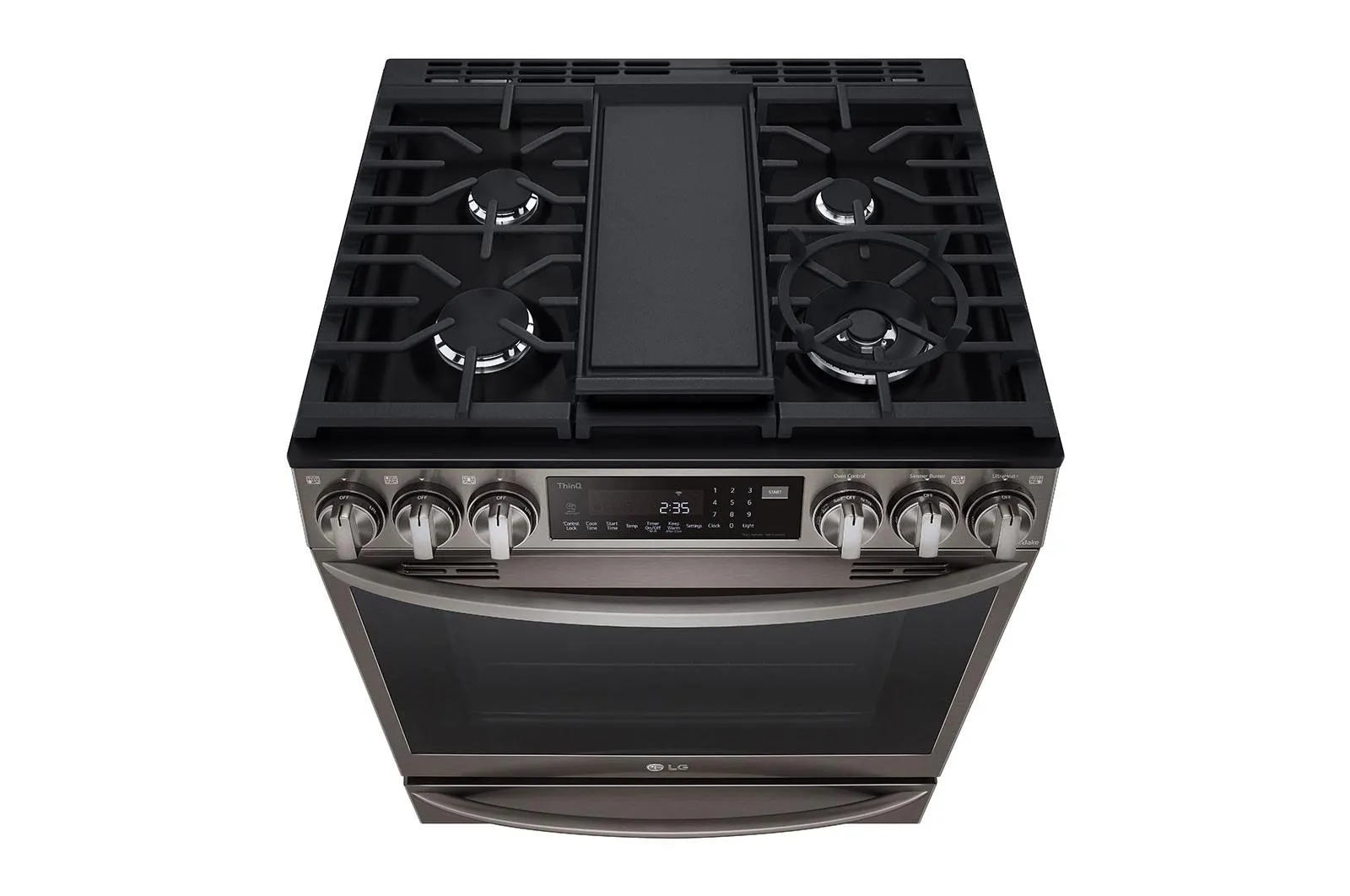 Lg LSGL6337D 6.3 cu ft. Smart Wi-Fi Enabled ProBake Convection® InstaView™ Gas Slide-in Range with Air Fry