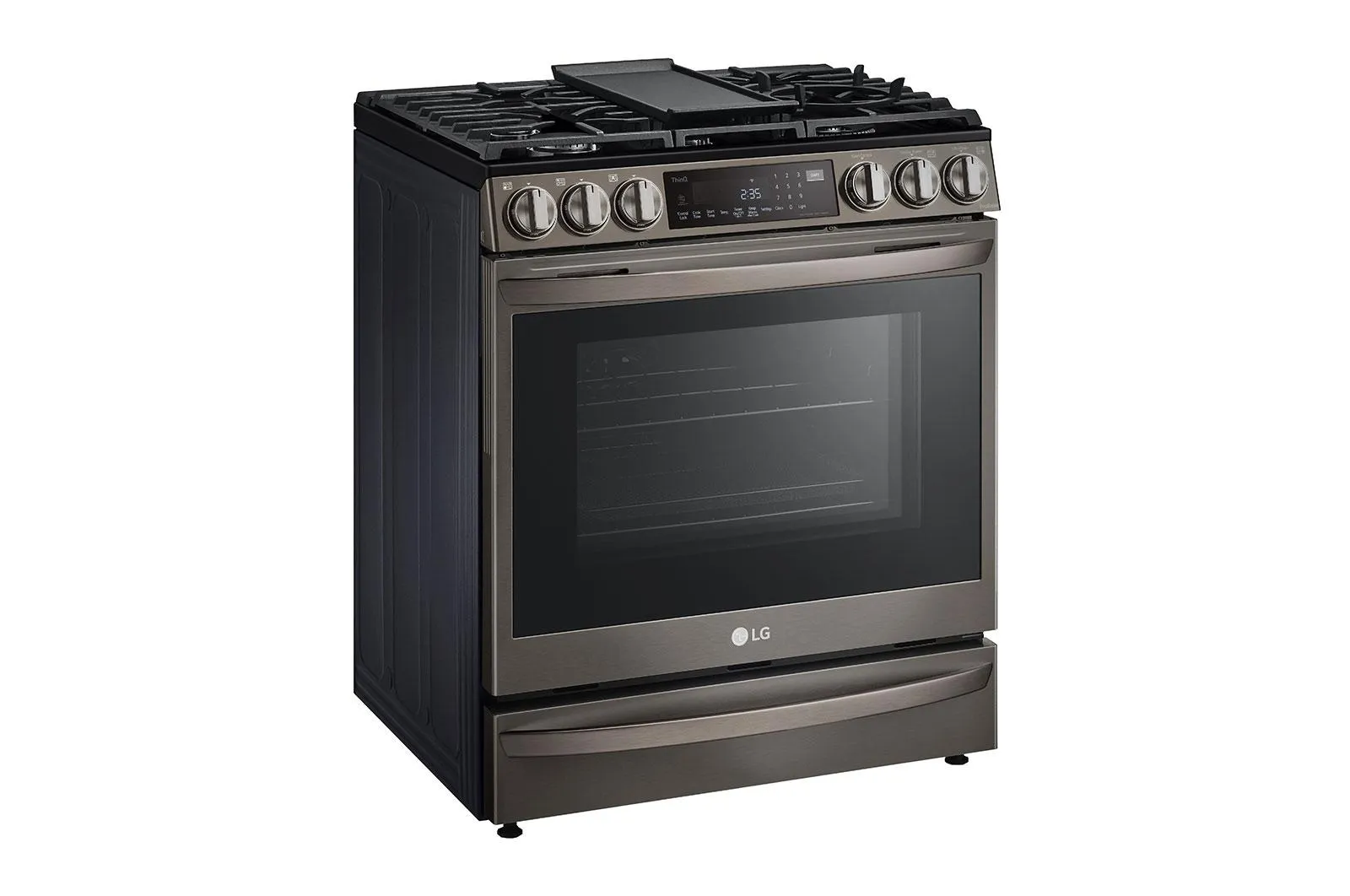 Lg LSGL6337D 6.3 cu ft. Smart Wi-Fi Enabled ProBake Convection® InstaView™ Gas Slide-in Range with Air Fry