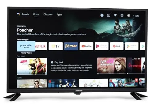 LIMEBERRY 80 cm (32 inch) Full HD Smart Google LED TV. with Voice Search Function Remote, Chromecast Built-in, Black (LB321CNG)