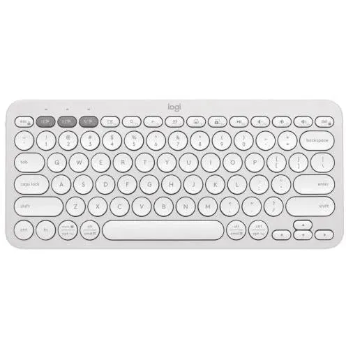 Logitech K380S Pebble Keys 2 Wireless Keyboard (White)