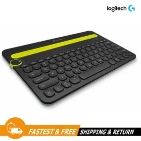 Logitech K480 Universal Mini Multi-Device Wireless Keyboard (920-006342), Black