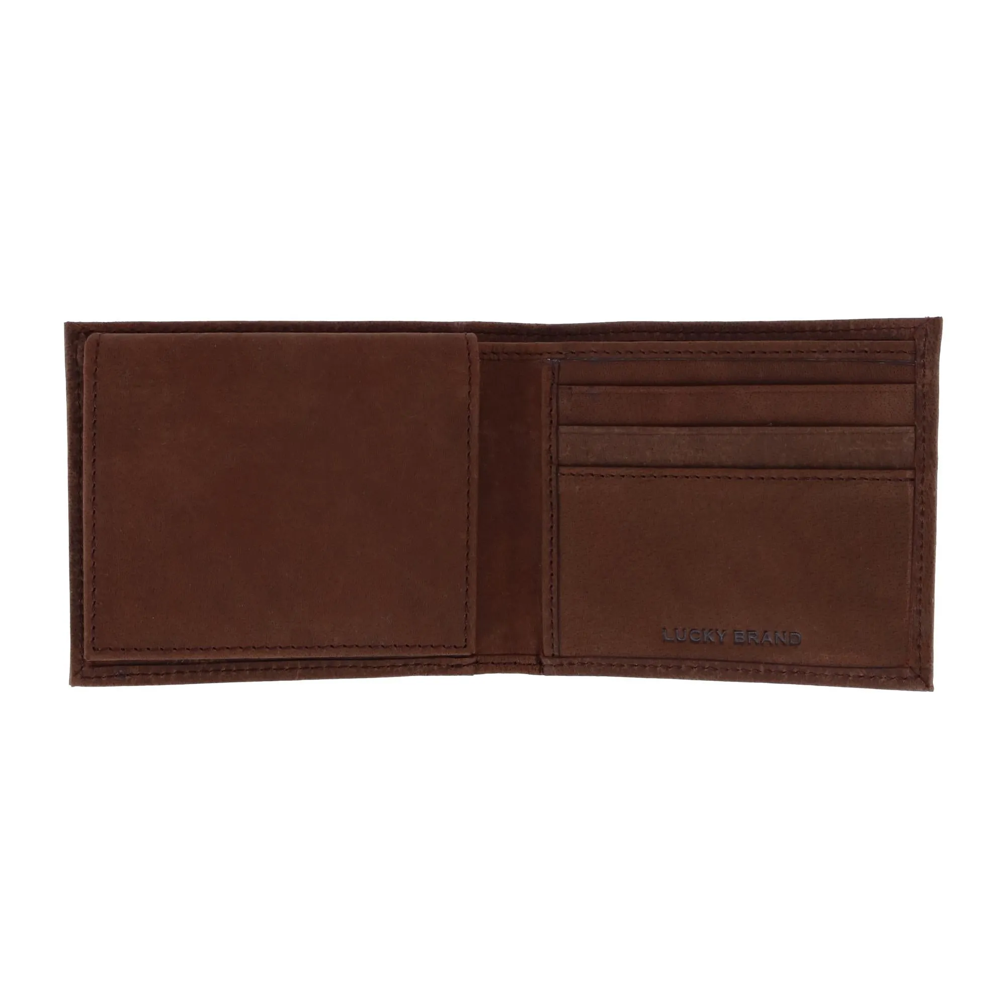 Lucky Brand Men's Grooved Bifold Wallet