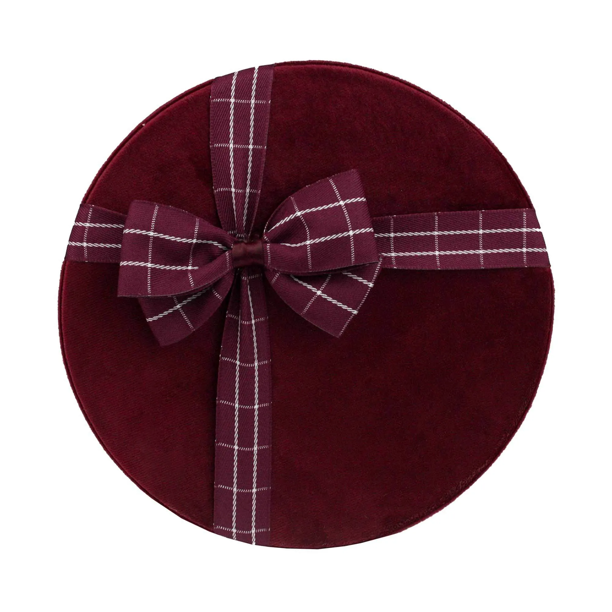 Luxury Burgundy Velvet Gift Box - Set of 3