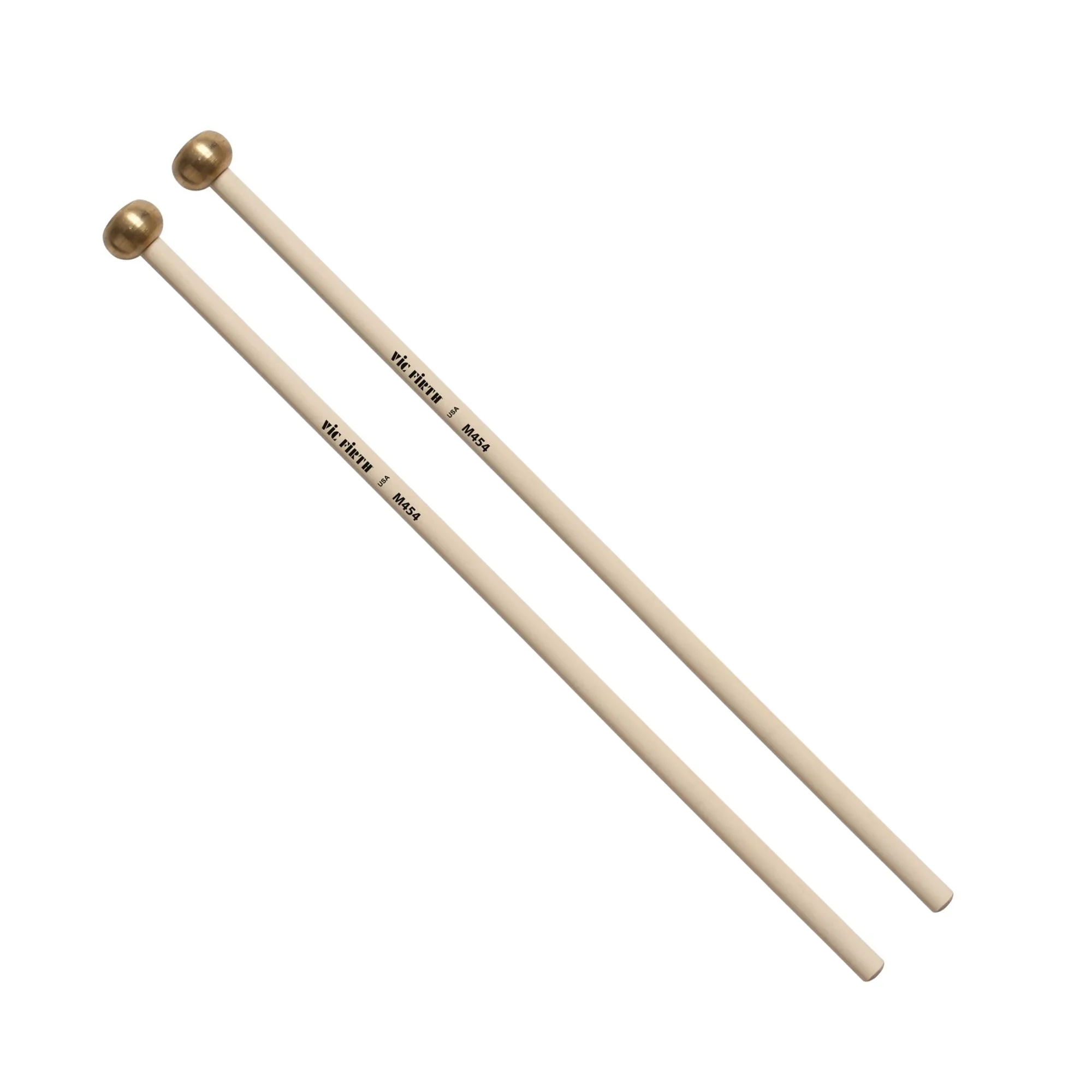 M454 - Articulate Series Keyboard Mallet - 7/8" Brass, Oval