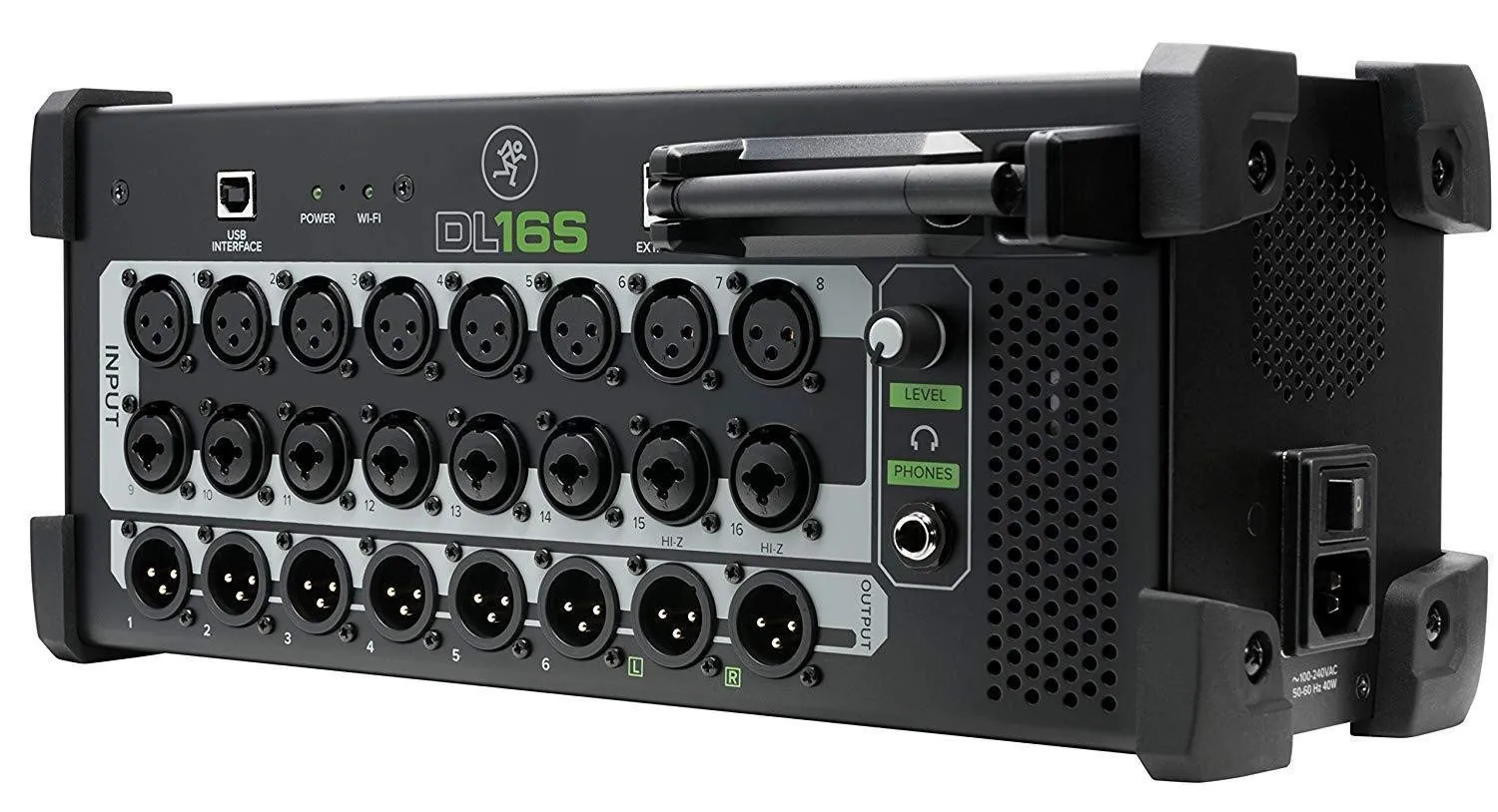 Mackie DL16S 16-Channel Wireless Digital Sound Mixer, Built-In WiFi   Microphone Bundle