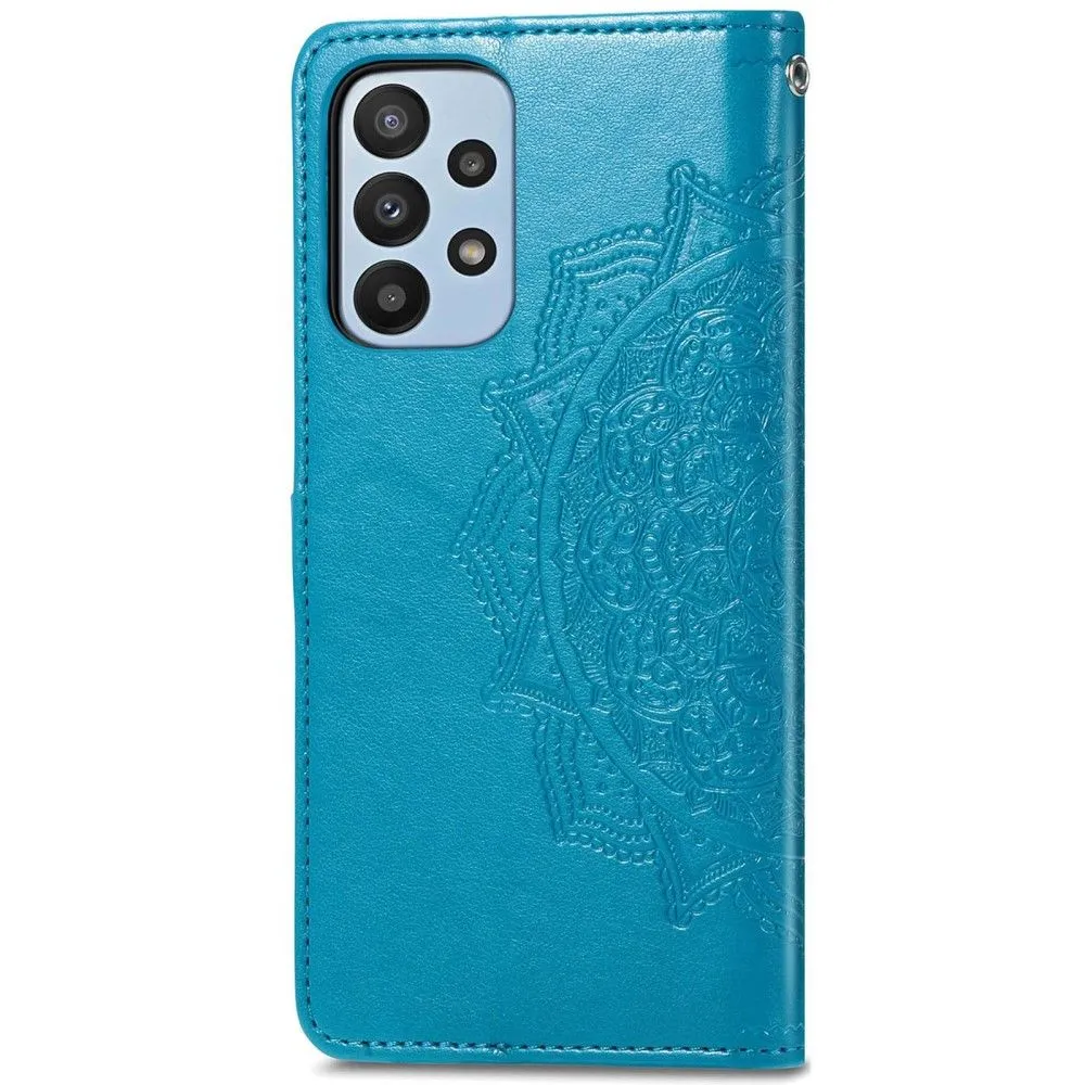 Mandala Samsung Galaxy A23 Flip case - Blue