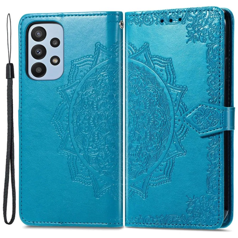 Mandala Samsung Galaxy A23 Flip case - Blue