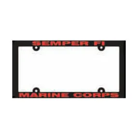 Marine Plastic License Plate Frame