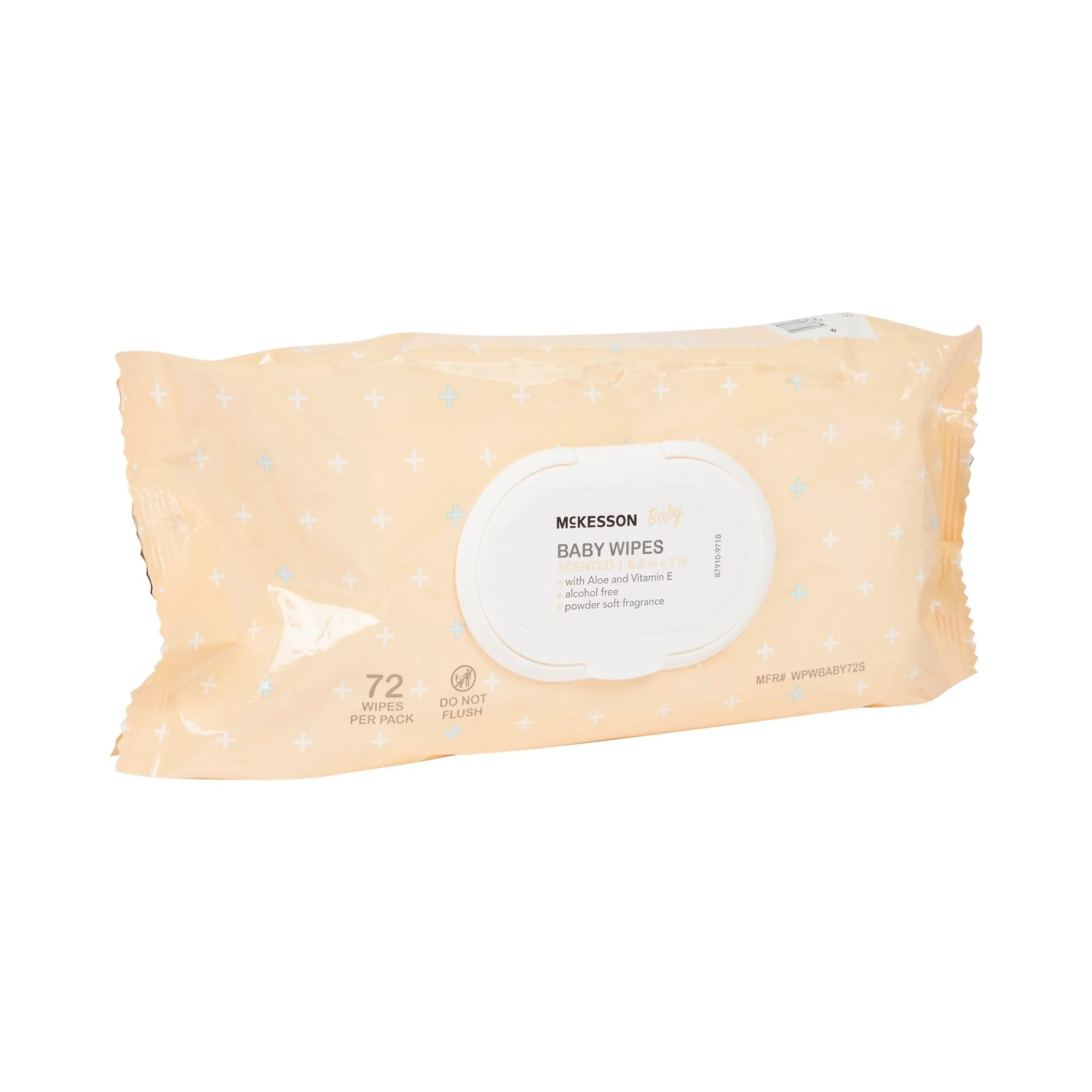 McKesson Powder Soft Scent Baby Wipe, Soft Pack