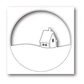 Memory Box Die - Stitched Circle Cabin*