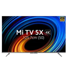 Mi 125.7 cm (50 inches) 5X Series 4K LED Smart Android TV with Dolby Vision & 40W Dolby Atmos (Grey)