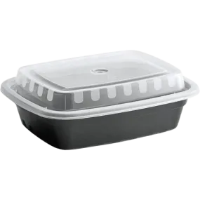 Microwaveable Plastic Container Oblong 12 oz. - 150/Case