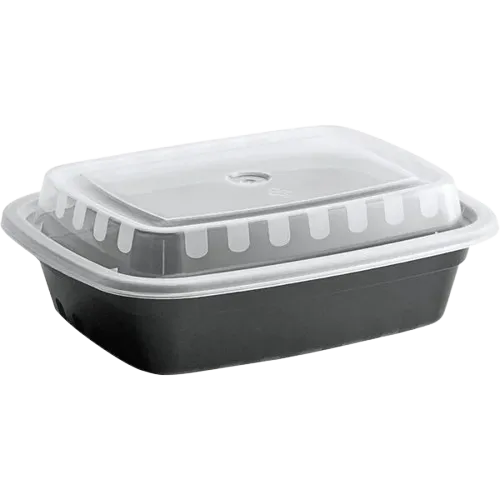 Microwaveable Plastic Container Oblong 12 oz. - 150/Case