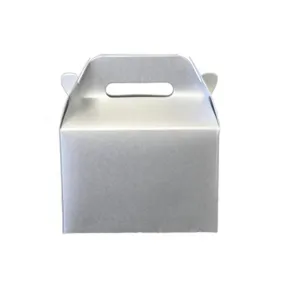 Mini Gable Boxes - SPARKLE SILVER (Set of 24)