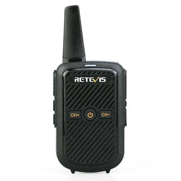 Mini Walkie Talkie Retevis 4 Pcs RT15 Two Way Radio Portable Radio Communicator Walkie-Talkies for Hotel Hunting