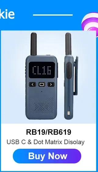 Mini Walkie Talkie Retevis 4 Pcs RT15 Two Way Radio Portable Radio Communicator Walkie-Talkies for Hotel Hunting