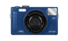 MINOLTA MND25 48 MP Autofocus / 4K Ultra HD Camera w/Selfie Mirror (Blue)