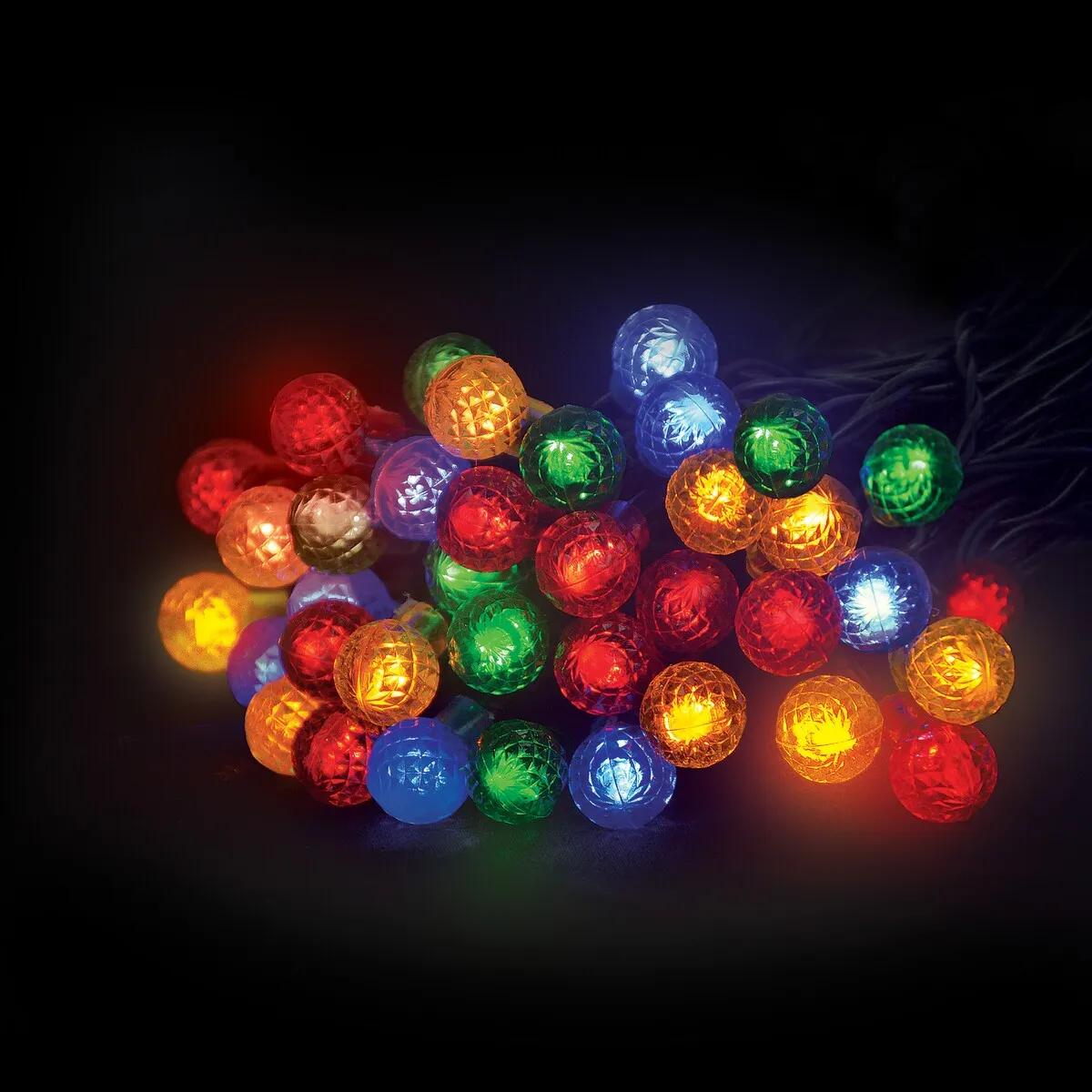 Mirabella Christmas Genio Wi-Fi 50 LED Sparkling Ball Lights - Multi-Colour