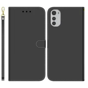 Mirror Motorola Moto E32 flip case - Black