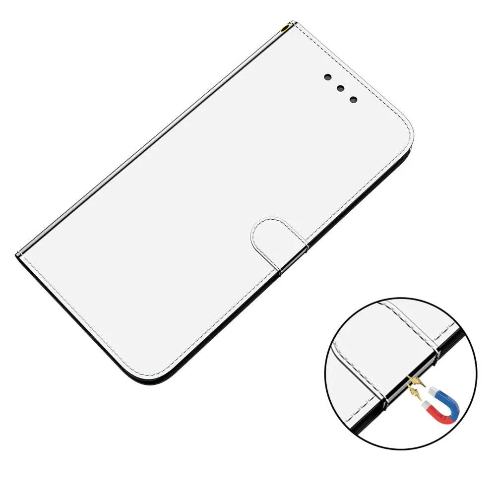 Mirror OnePlus Nord CE 2 5G flip case - Silver