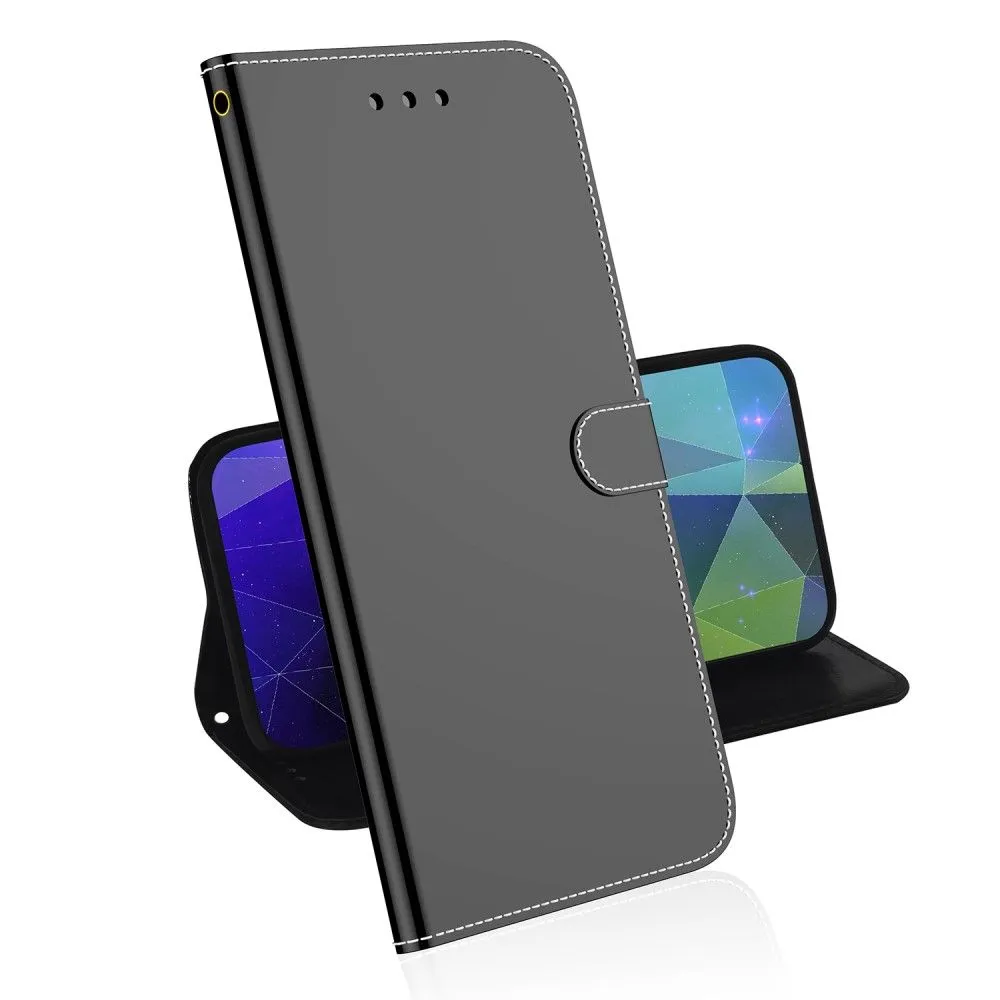 Mirror Samsung Galaxy A23 flip case - Black