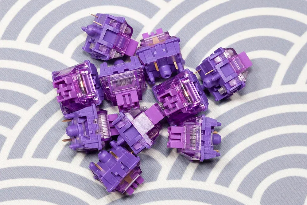 MMD Lavender Switch Pro Tactile Switch RGB SMD 40g 5pin mx for Gaming Mechanical Keyboard PC POM Factory Lubed Long Spring