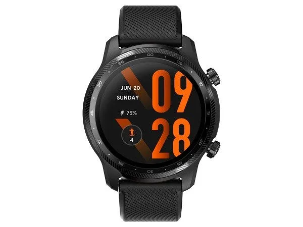 Mobvoi Ticwatch Pro3 Ultra 3.53 Cm (1.39") Amoled 47 Mm Digital 454 X 454 Pixels Touchscreen Black Wi-Fi Gps (Satellite)