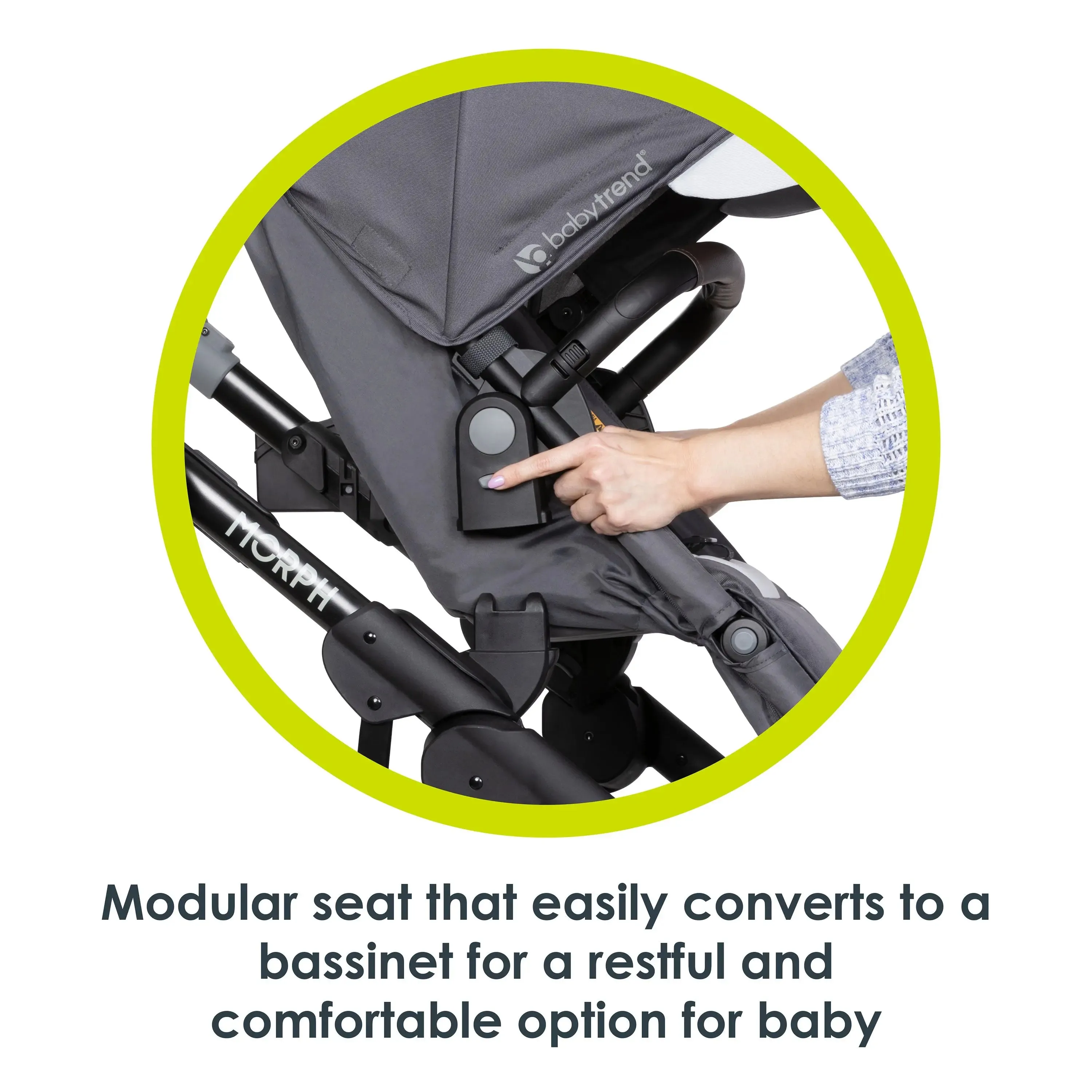 Morph Single to Double Modular Stroller Travel System with EZ-Lift™ PLUS Infant Car Seat