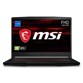 MSI GF63 THIN 11SC 852IN [CI7-11800H 11TH GEN/8GB DDR4/512GB SSD/WIN11 HOME/15.6 INCH/4GB GTX 1650 GRAPHICS /2 YEAR(S)]