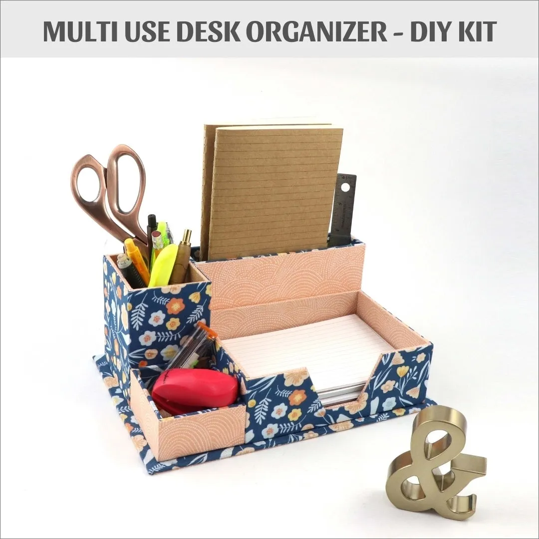 Multi use desk organizer DIY kit, cartonnage kit 187, members only