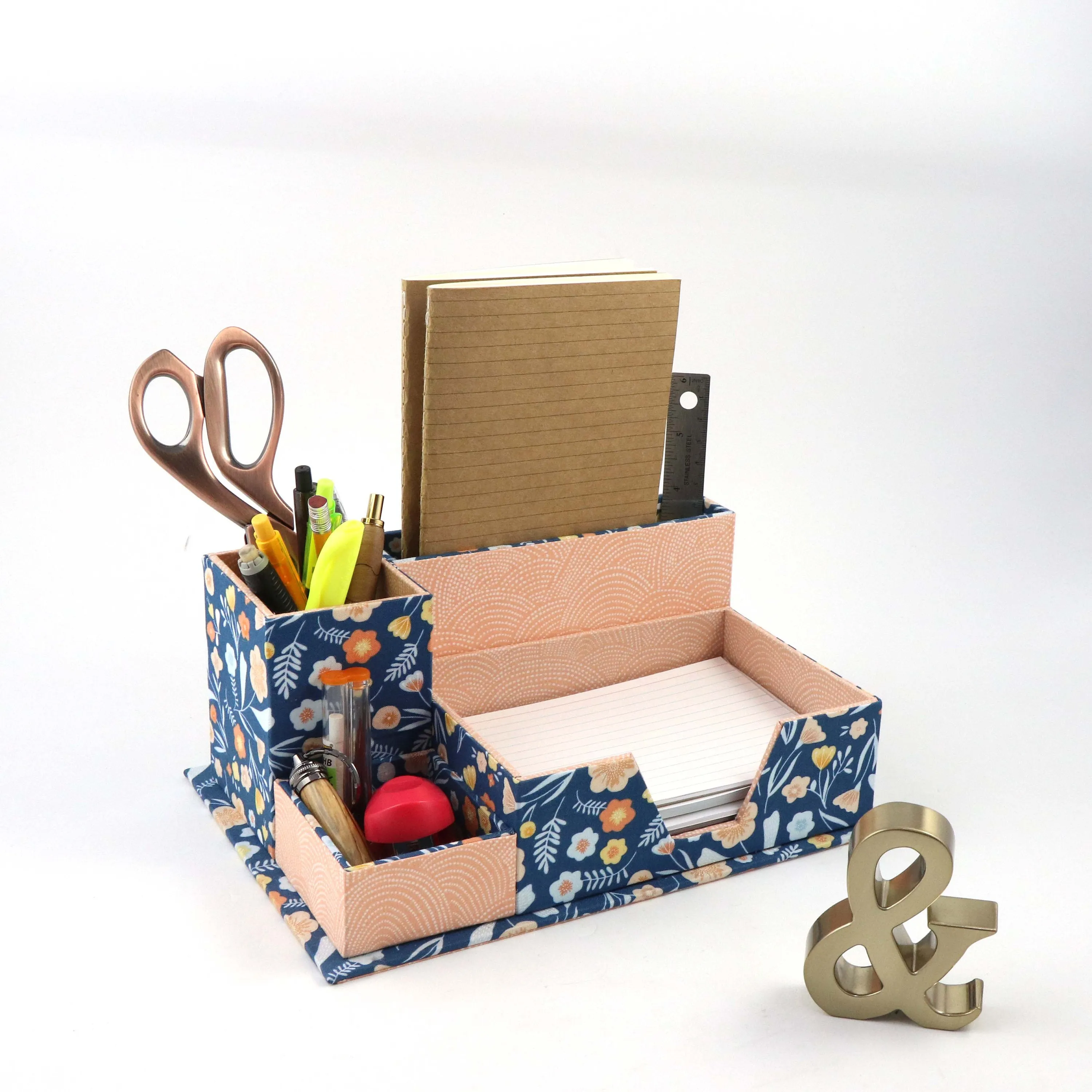 Multi use desk organizer DIY kit, cartonnage kit 187, members only