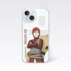 Naruto Gaara Anime Clear Silicon Cover