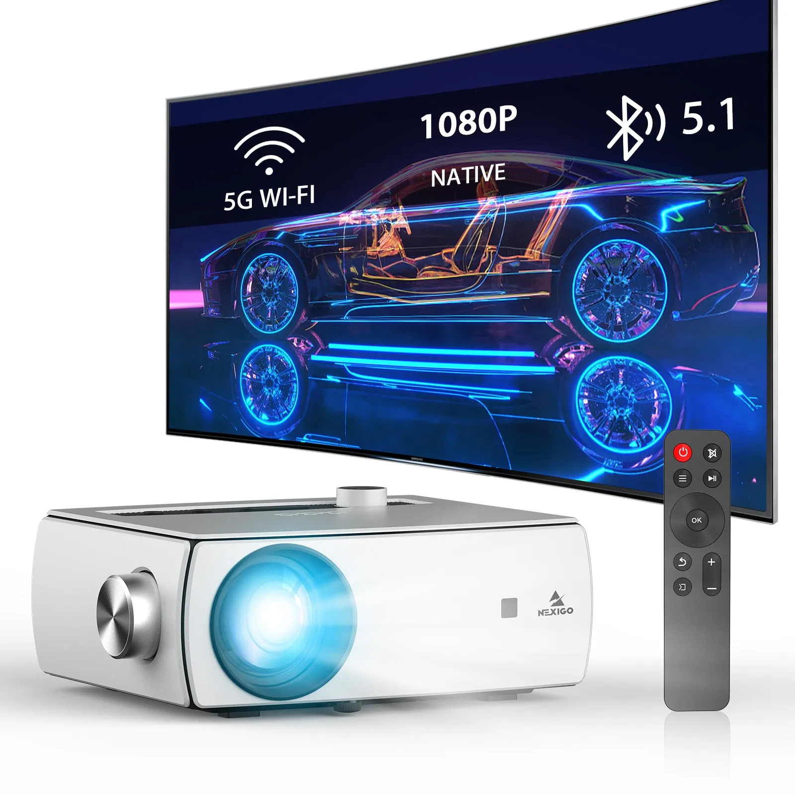 NexiGo PJ10 LCD Projector