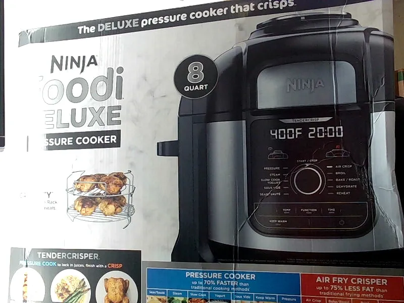 Ninja Foodi Deluxe 8-Quart Pressure Cooker & Air Fryer