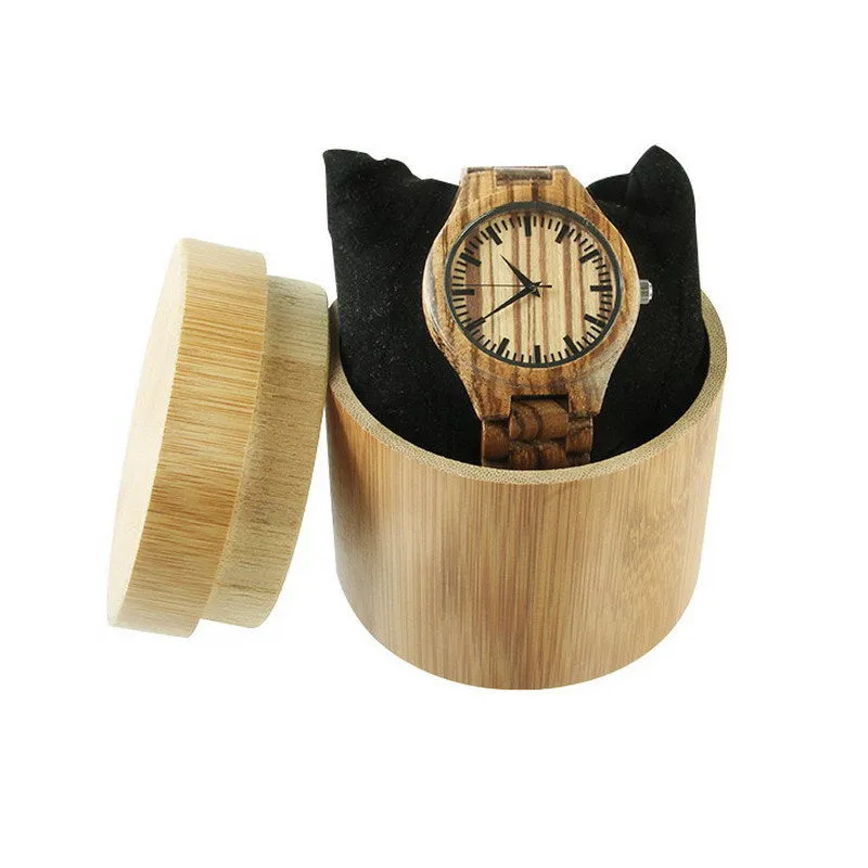 Numberal Scale Women's Wooden Watch