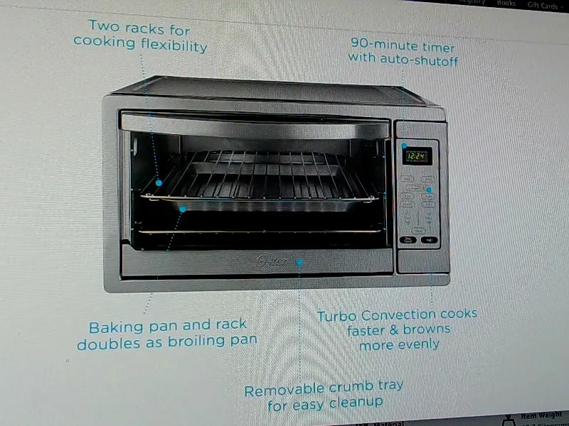 Oster 7 in 1 Stainless Steel Toaster Oven